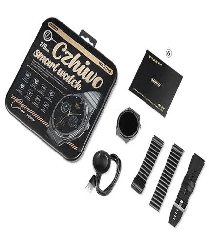 Remax Smartwatch Czhiwo Series, 270Mah, Multiple Health Surveying, Black Remax Smartwatch Czhiwo Series, 270Mah, Multiple Health Surveying, Black