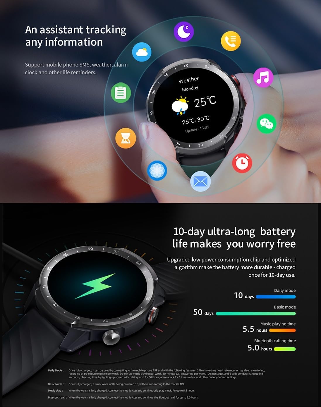 MIBRO Smartwatch, Bluetooth Calling, 1.39Inch HD Screen