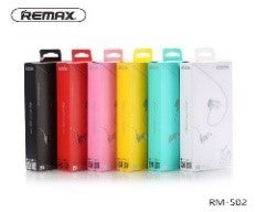 RM-502/REMAX Hi-Fi Wired Earphone Case / Black / N/A