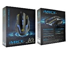 A9/IMICE Gaming 6D Wired Mouse with 6 Keys, 2400 DPI and LED Lighting MOUSE / Black / N/A