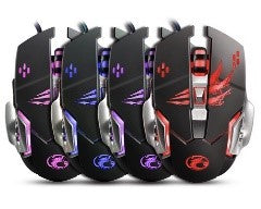 A8  APEDRA Gaming Mouse Optical USB Wired 7 Buttons 3200 DPI For Pro. Gamer MOUSE / Black / N/A