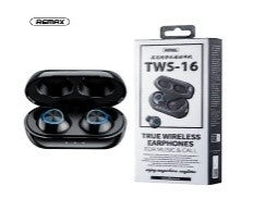 TWS-16/REMAX True Wireless Music Call Headset Bluetooth 5.0 Automatic Sound Quality to HiFi Headset / Black / Bluetooth