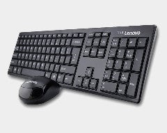 100WIELESS/LENOVO Wireless Keyboard and Mouse Combo Keyboard / Black / WIRELESS