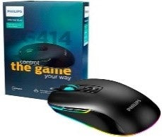 G414/PHILIPS RGB Wired Gaming Mouse, 7 Programmable Buttons MOUSE / Black / N/A