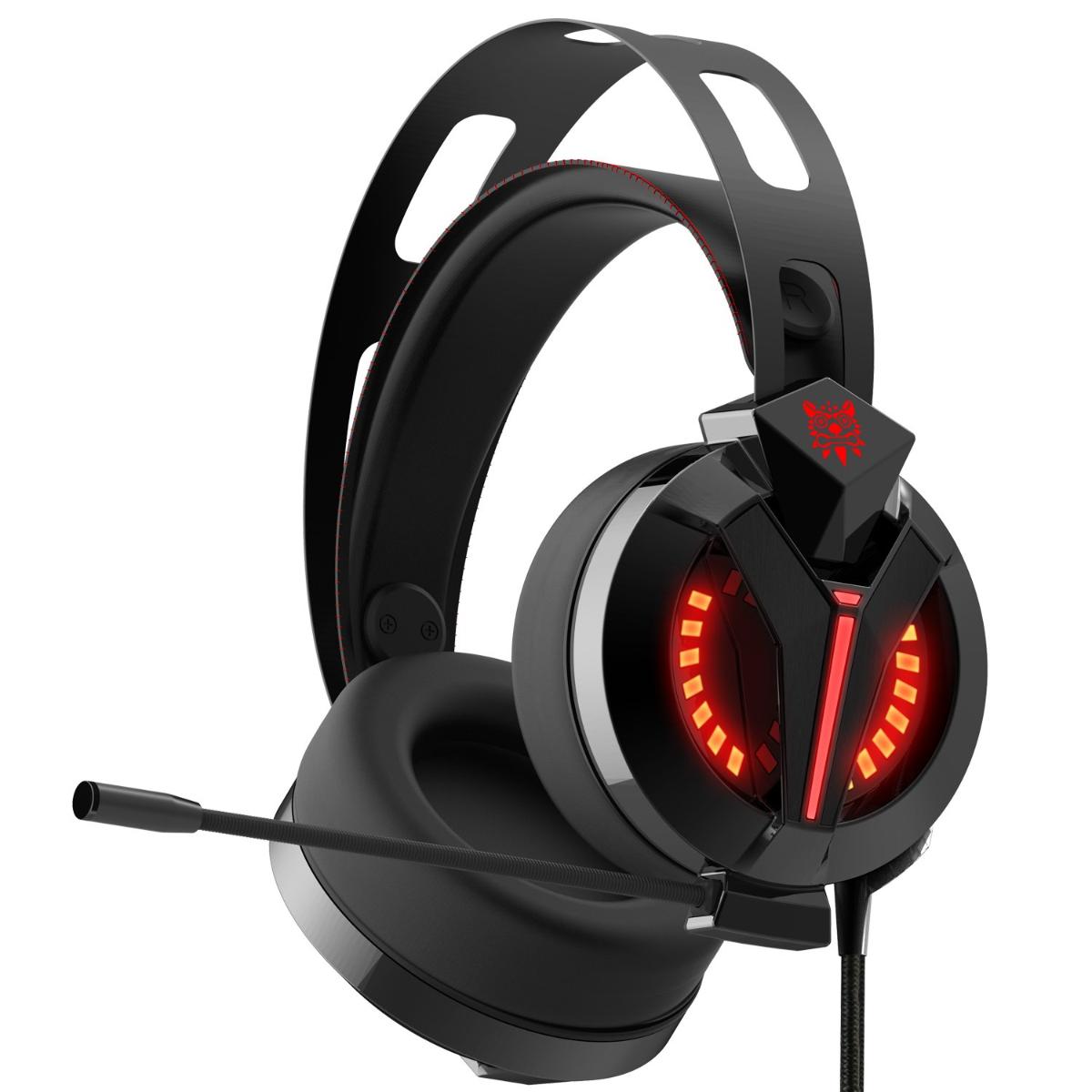 M180PRO/ONIKUMA Professional Gaming Headset Wired Stereo Bass Gaming Headphone with Noise Cancel Mic HEADPHONE / Black / Wired