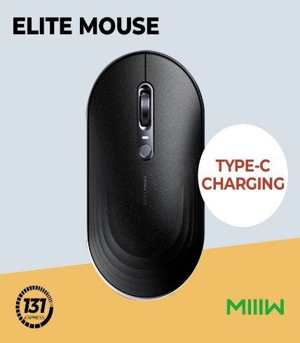 MWXMM01/MIIIW Lifting Silent Mouse Wireless Bluetooth V4.2 +2.4GHz Dual Mode Connection Height Adjus