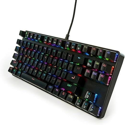 GS200/GAMESTOP RGB Gaming Mechanical Keyboard - Outemu Brown Switches - 1000Hz Polling Rate - FPS Sn