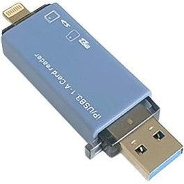 IETOP Lightning/ USB3.2 Gen1 2in1 Card Reader Support, 1TB