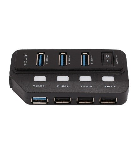 IETOP SUPER SPEED HUB USB3.1 & USB2.0 7PORT & TYPE-C