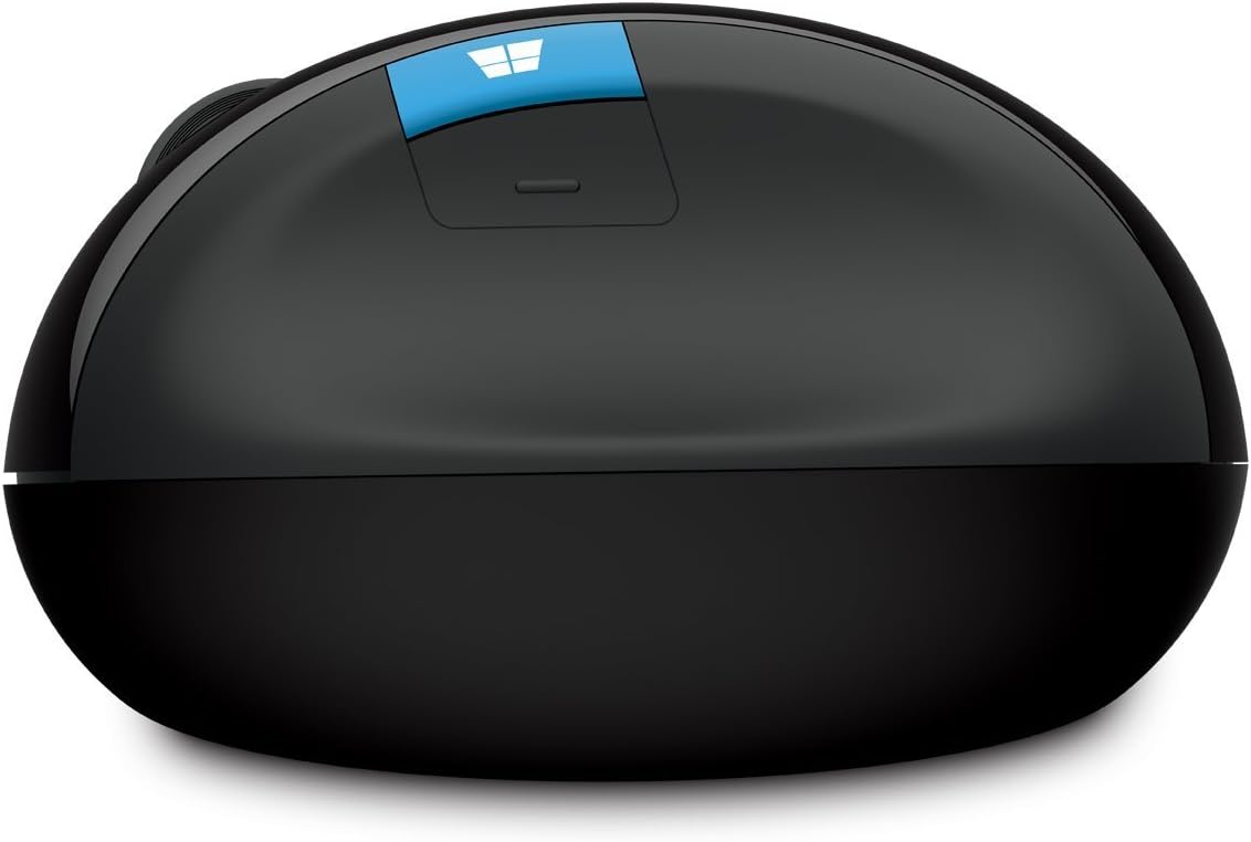 Microsoft Sculpt Ergonomic Wireless Mouse, Right-hand RF, Black