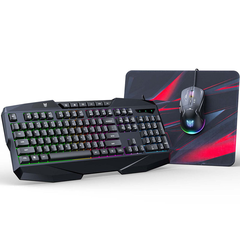 ONIKUMA 3 in 1 Gaming Combo Keyboard, MOUSE, Mouse Pad. ONIKUMA 3 in 1 Gaming Combo Keyboard, MOUSE, Mouse Pad.