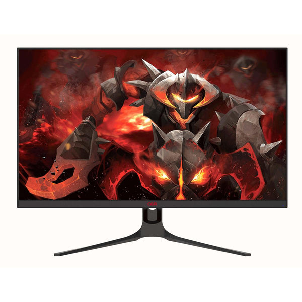 Gaming monitor with a dragon design on the screen