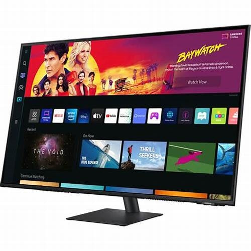 LS43BM700UMXUE/ Samsung Monitor 43" with smart TV App. , 4K ,Eye Saver ,  HDMI , Game Mode,Display P Monitor / Black / 43