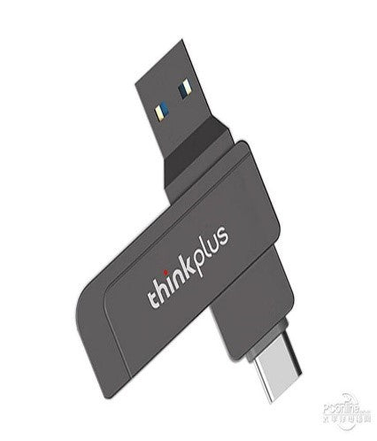 MU253/LENOVO ThinkPlus Dual-port High-speed Transfer Rotatable Metal Shell 256GB Business Car Type-C