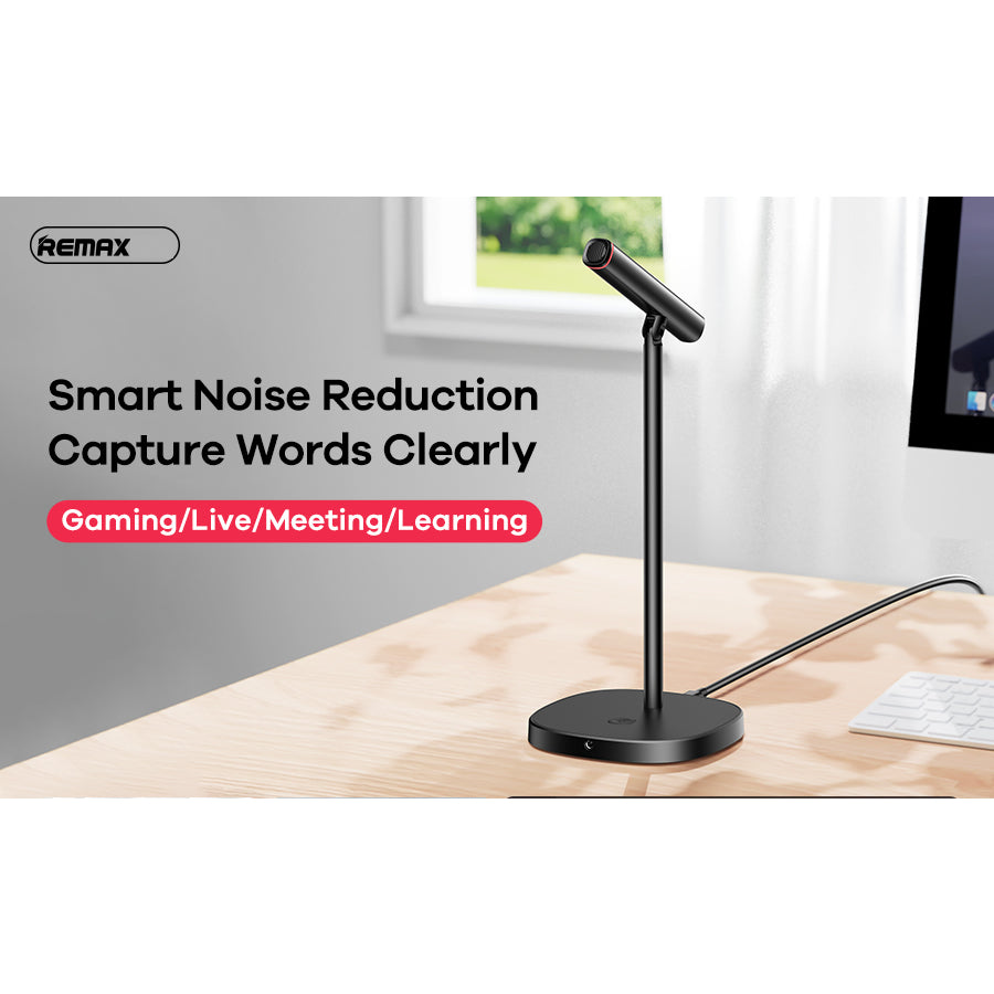 Remax Sienpin Series Computer Desktop Microphone Usb to type-C Remax Sienpin Series Computer Desktop Microphone Usb to type-C