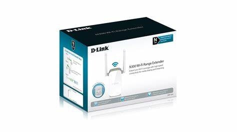 DAP-1325/D-LINK Wireless N300 Universal Range Extender, Wall Plug Design, 2 External antennas with 1 Router / Black / WIRELESS