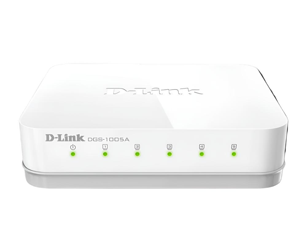 DGS-1005A/B/D-LINK SWITCH 5PORT 10/100/1000 Gigabit 5 / 10/100/1000