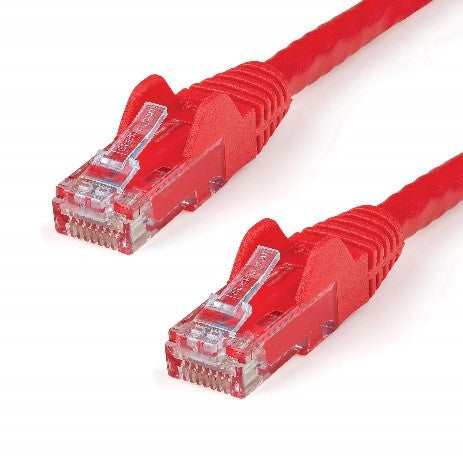 NP6U712C015/DELUXE 1.5M CAT6 Ethernet Cable - Red CAT 6 Gigabit Ethernet Wire -650MHz 100W Cable / Black / N/A