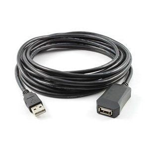 EXTE-5M/REMAX USB 2.0 Extension Cable USB Male to Female Data Cable Transparent (5M) Extension / Black / N/A