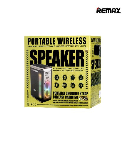 REMAX Shooyuen Series Portable Wireless Speaker with Lights 3 USB ports