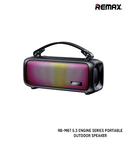 RB-M67/REMAX Wireless 3D Speaker Bluetooth Bass Charge Mini Plus Portable Mini Cyberpunk Transparent