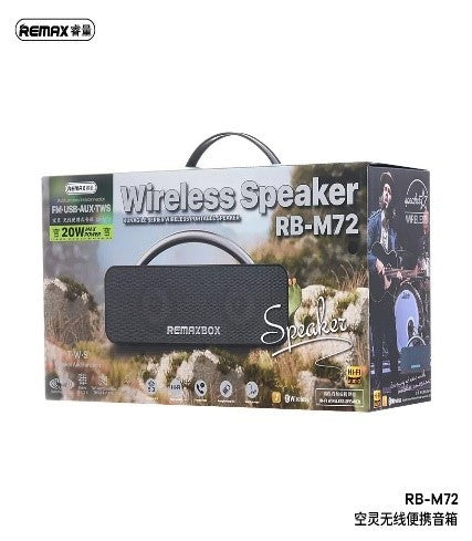 RB-M72/REMAX Kunagile Series Portable Wireless Speaker Speaker Supports Outdoor Portable Square Danc