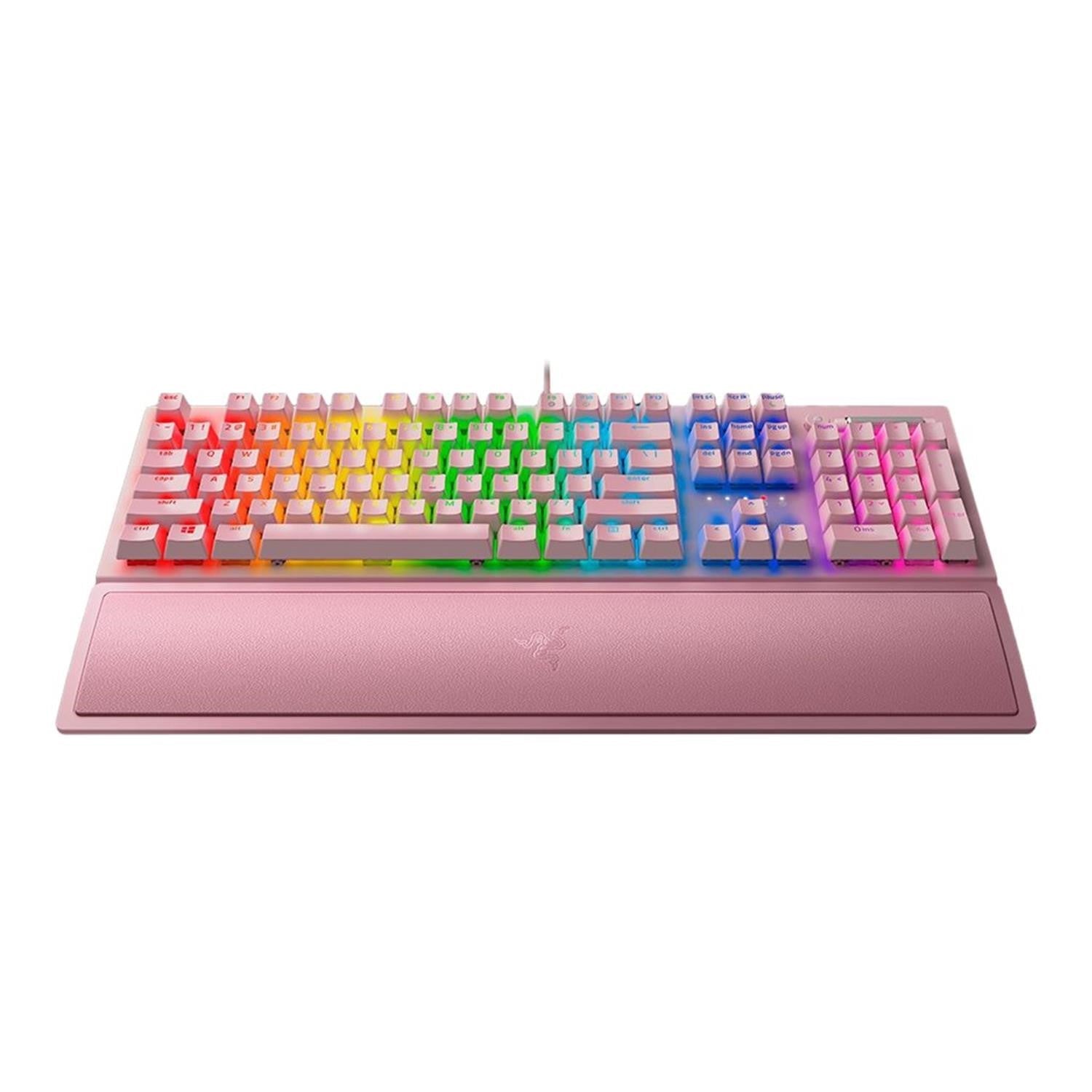 RZ03-03541800-R3M1/RAZER Mechanical Gaming BlackWidow V3 Keyboard with Razer Chroma Quartz Pink