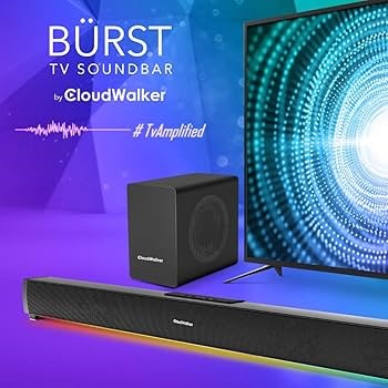 GBT Soundbar with Sub wave, 2.1 Channel, 120Watts, Bluetooth, Black