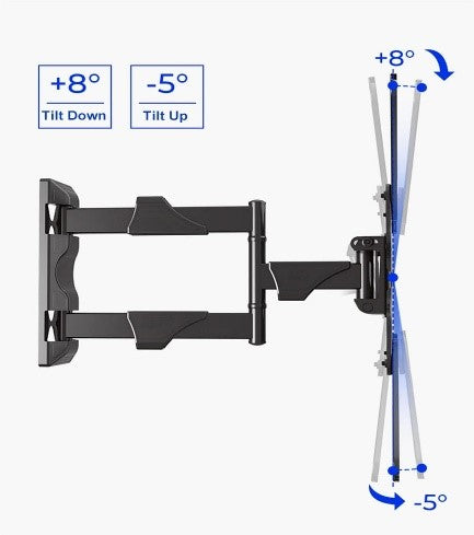 NP Full Motion TV Wall Mount Flat Panel LED & LCD Display, Fit Most " 32 To 65Inch"