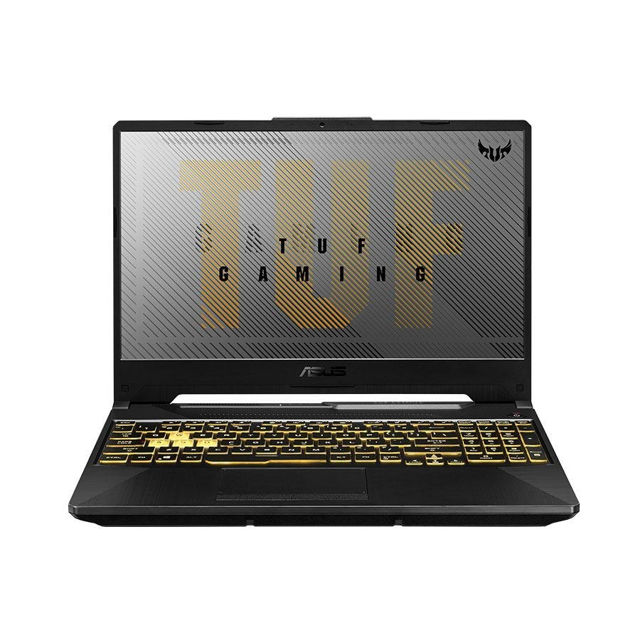 لابتوب ايسوس TUF جيمينج F15 بمعالج كور i7-12700H، ذاكرة 16 جيجابايت وقرص 512 جيجابايت اس اس دي وبطاقة RTX، شاشة 15.6 إنش، ويندوز 11