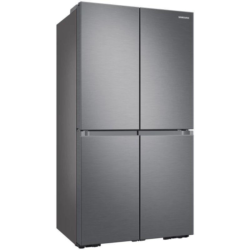 Display Samsung Side by Side 4D French Refrigerator A+, 667Lit, No Frost, Silver