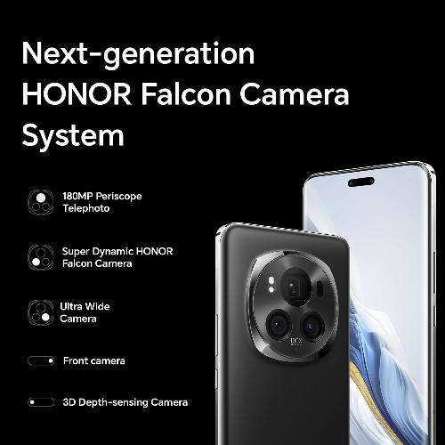 Honor Magic6 Pro Dual Card Open Market Ver. GB Charger, 12GB & 512Gb, Black