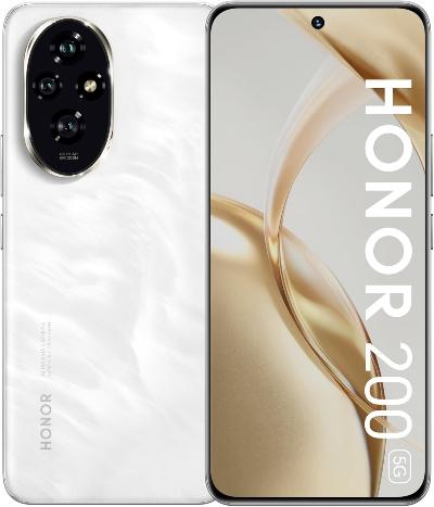 Honor 200 Dual Card Open Market Ver. GB Charger, 12GB & 512GB, Moonlight White