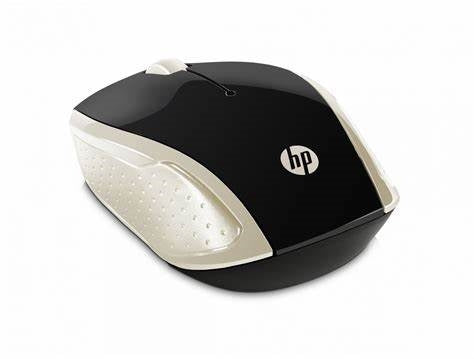 2HU83AA/HP 200 Silk Gold Wireless Mouse MOUSE / Black / WIRELESS