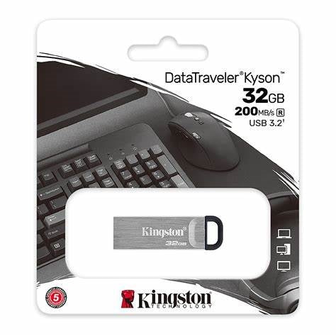 DTKN/32GB/KINGSTONE 32GB USB3.2 Gen 1 DataTraveler Kyson DataTraveler / Black / 32GB