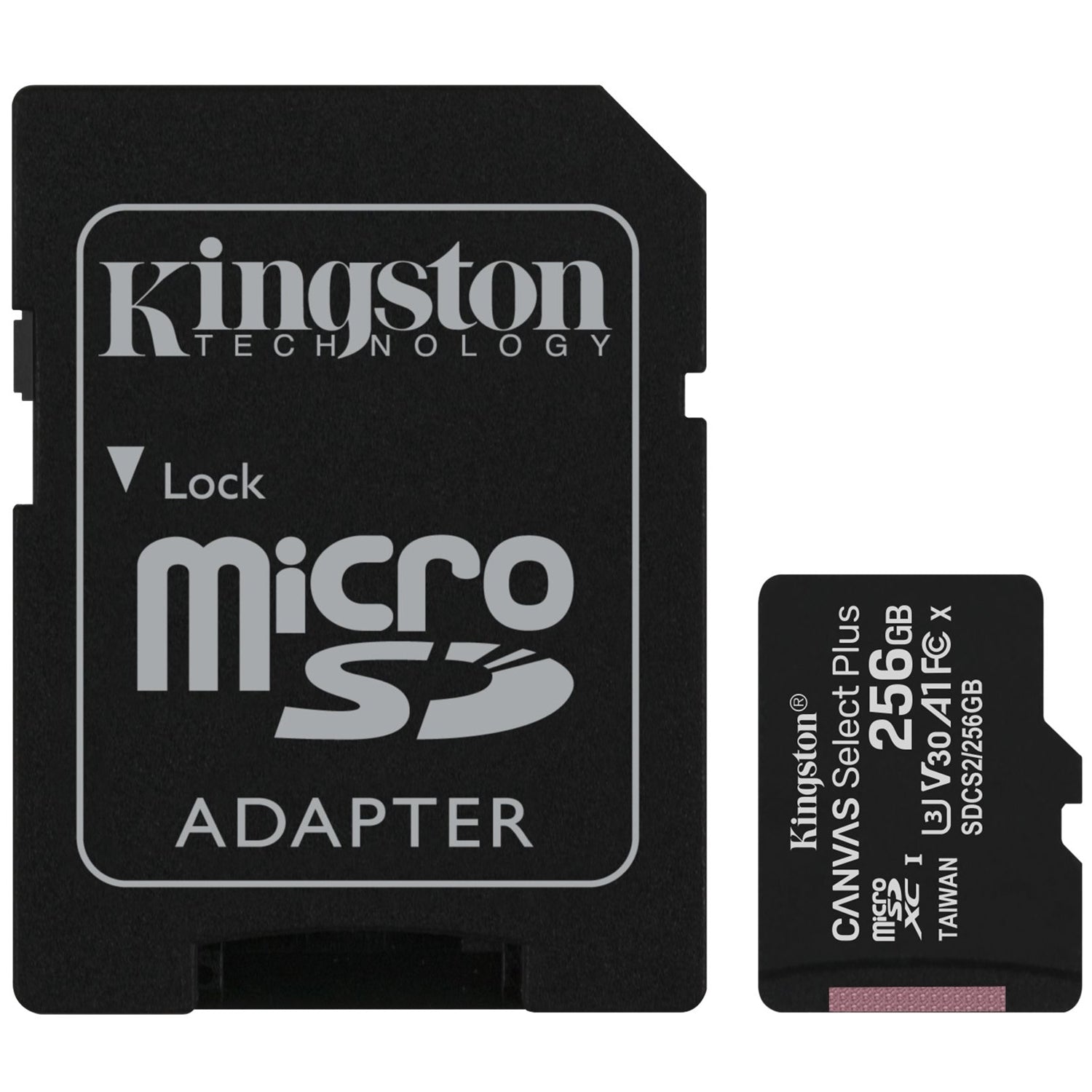 Kingstone 256G Micsd Select Pls 100