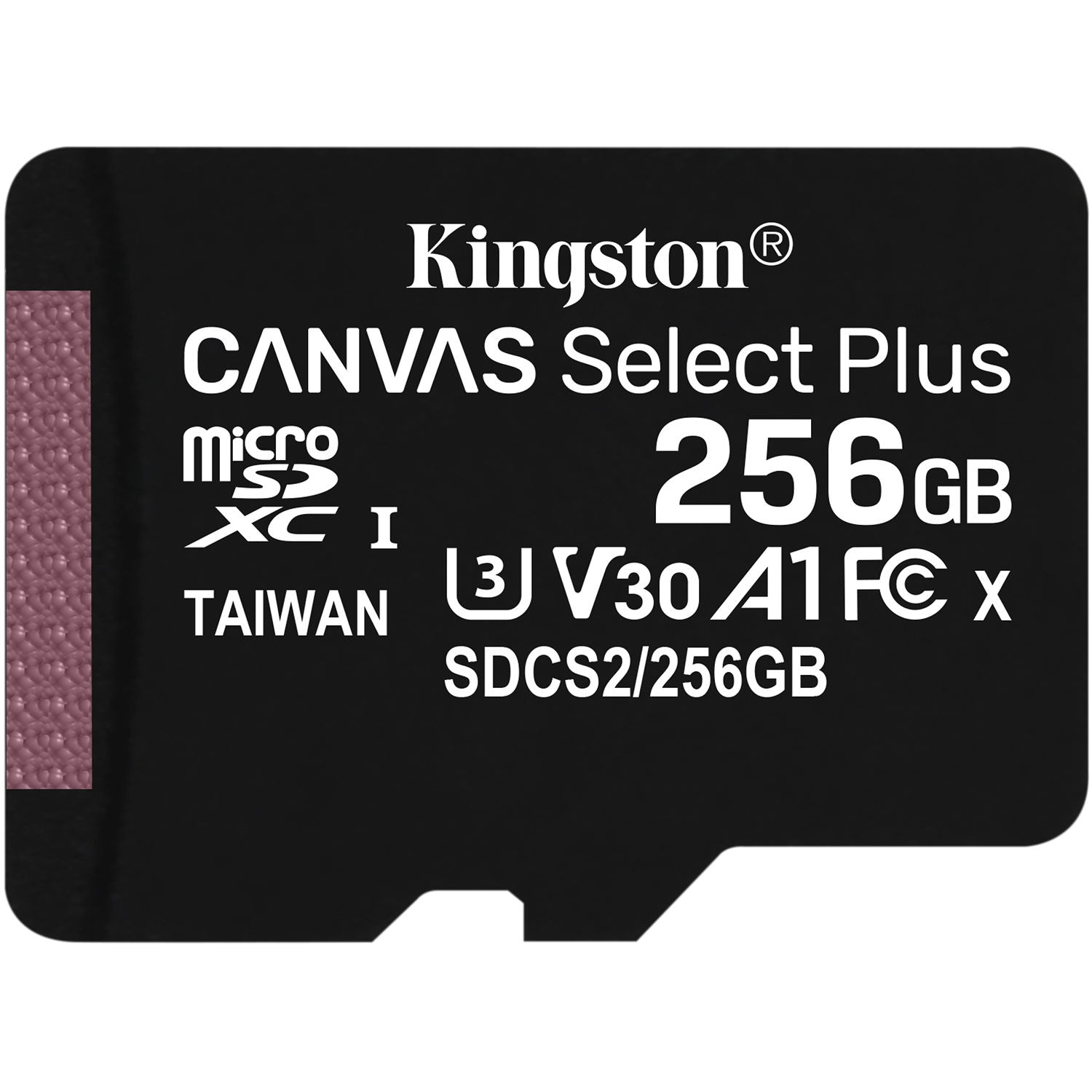 SDCS2/256GB/KINGSTONE 256G micSD Select Pls 100 DataTraveler / Black / 256GB