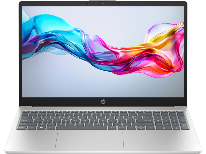 HP Laptop 15- Core i3-1315U, 8GB DDR4 & 512GB SSD, 15.6Inch FHD, Win11, Silver