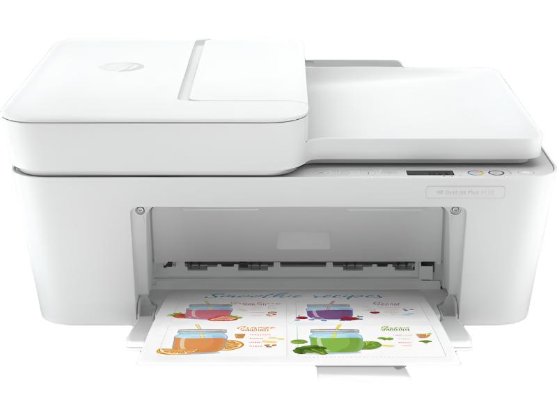 Hp Dj Plus 4120 Aio Printer 4In1 Colored