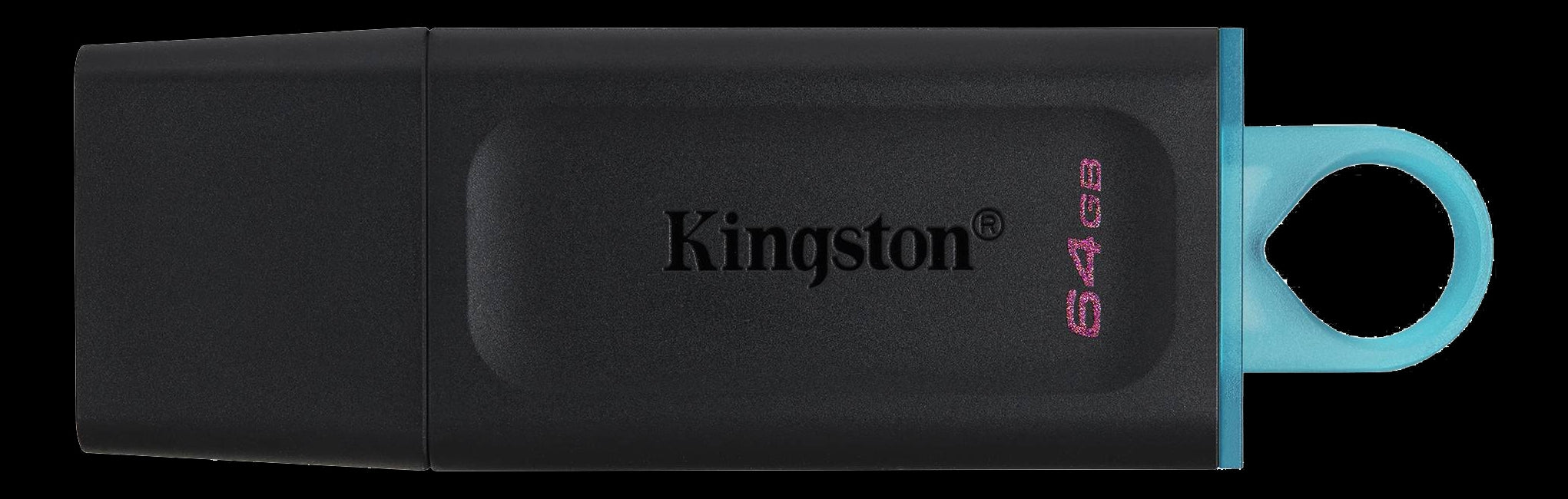 DTX/64GB/Kingston 64GB USB3.2 Gen 1 DataTraveler Exodia (Black + Teal) DataTraveler / Black / 64GB