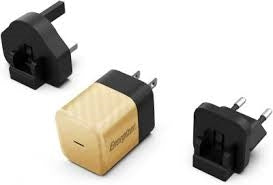 A20MUGD/ENERGIZER WALL CHARGER 3X FAST 20W TYPE-C GOLD Type-C / Black / N/A