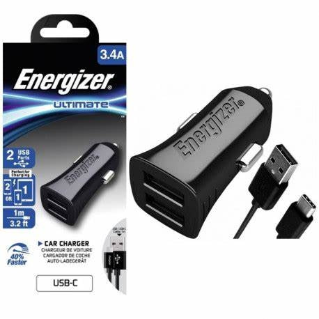 DC2CLLIM/ENERGIZER HARDCASE CARCHARGER 3.4A 2USB CHARGER / Black / N/A