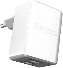 ACA2DEUUWH3/ENERGIZER WALL ADAPTER 4.8A 2USB 24W Adapter / Black / N/A