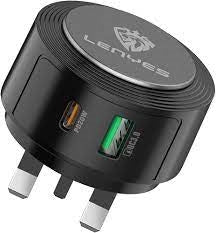 LCH51-EU/LENYES PD CHARGER 20W CHARGER / Black / N/A