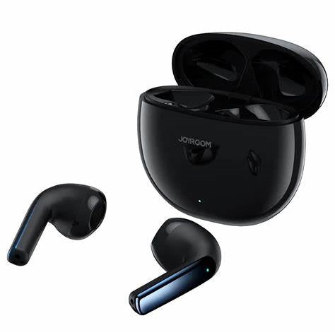 JR- PB1 BK/JOYROOM TRUE WIRELESS DUAL-MIC ENC EARPHONES BLACK Earphone / Black / WIRELESS