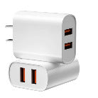 WI-U003/WIWU QUICK 2.1A DUAL USB -A FAST CHARGER PACKAGE CHARGER / Black / N/A