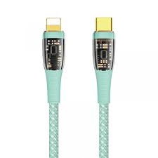 TM01-GRN/WIWU 20W  TYPE-C TO IOS FAST CHARGING & DATA CABLE Green Fast Charging / Green / N/A