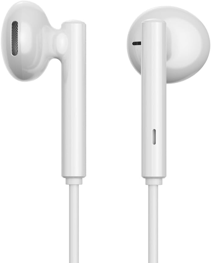 Joyroom Type-C Wired Earphones, White