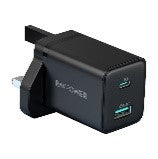 RP-PC168/RAVPower PD 20W Wall Charger 1C CHARGER / Black / N/A