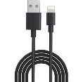 RP-CB1014/RAVPower  USB A-Lightning Cable 1m C89Connector TPE Black Cable / Black / N/A